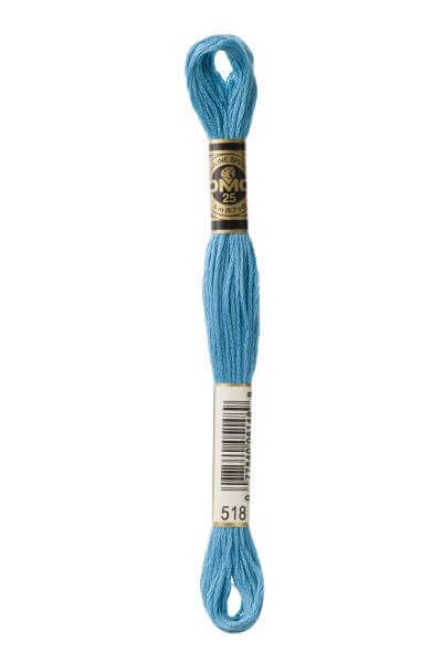 Haberdashery Embroidery DMC Stranded Cotton Blue 518