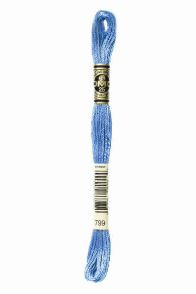 Haberdashery Embroidery DMC Stranded Cotton Blue 799