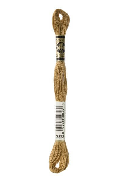 Haberdashery Embroidery DMC Stranded Cotton Brown 3828