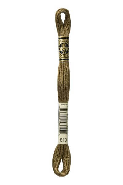 Haberdashery Embroidery DMC Stranded Cotton Brown 610