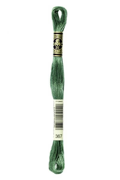 Haberdashery Embroidery DMC Stranded Cotton Green 367