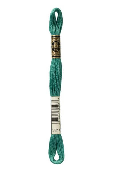 Haberdashery Embroidery DMC Stranded Cotton Green 3814