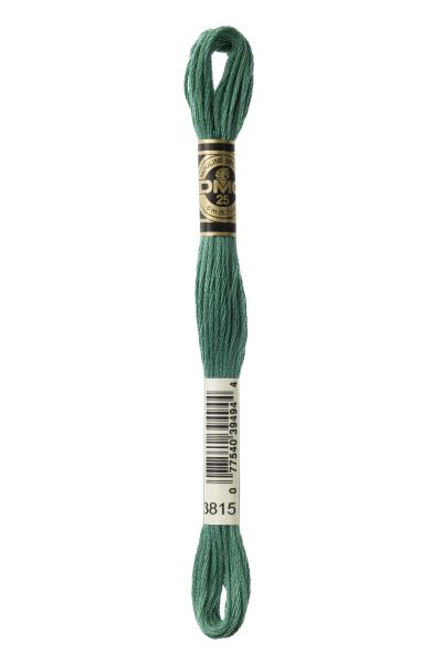 Haberdashery Embroidery DMC Stranded Cotton Green 3815