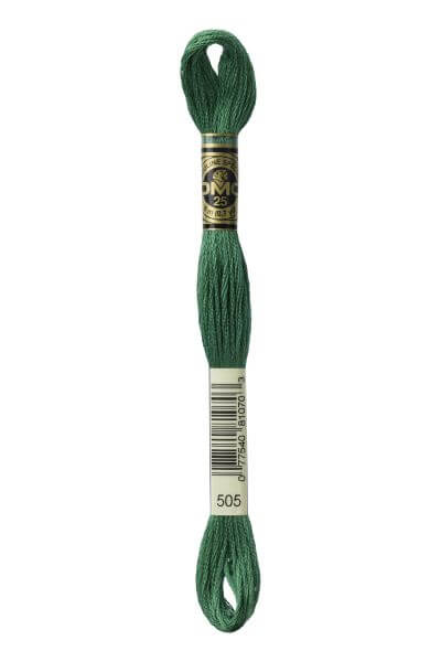 Haberdashery Embroidery DMC Stranded Cotton Green 505