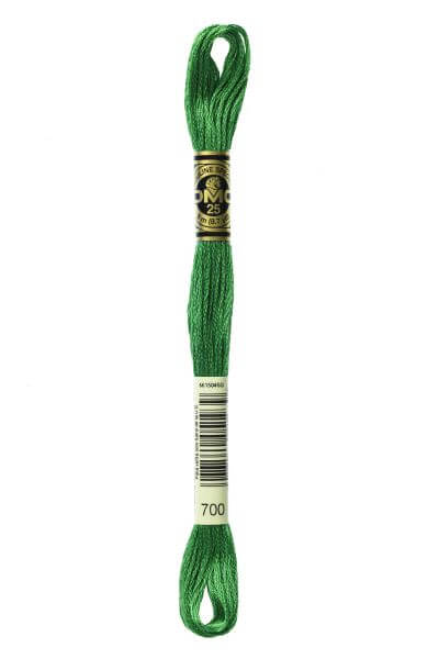 Haberdashery Embroidery DMC Stranded Cotton Green 700