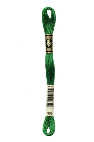 Haberdashery Embroidery DMC Stranded Cotton Green 909