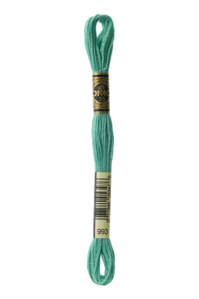 Haberdashery Embroidery DMC Stranded Cotton Green 993