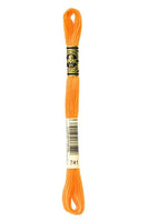 Haberdashery Embroidery DMC Stranded Cotton Orange 741