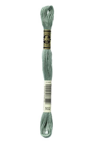 Haberdashery Embroidery DMC Stranded Cotton Teal 502