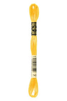Haberdashery Embroidery DMC Stranded Cotton Yellow 743