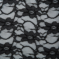 Lace Corded Lace Black - Shade 2