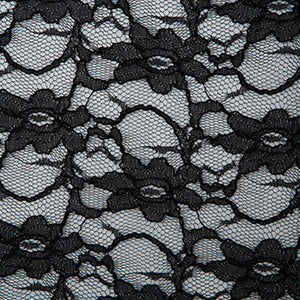 Lace Corded Lace Black - Shade 2
