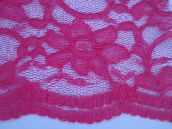 Lace Corded Lace Cerise Pink