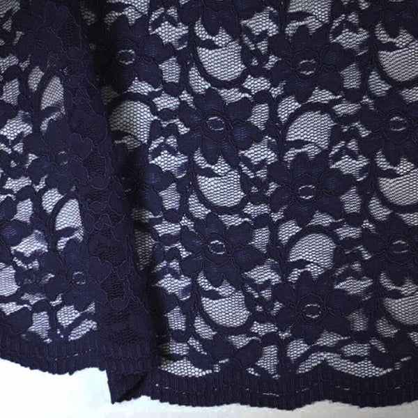 Lace Corded Lace Navy - Shade 7