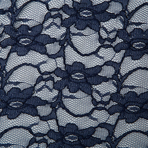 Lace Corded Lace Navy