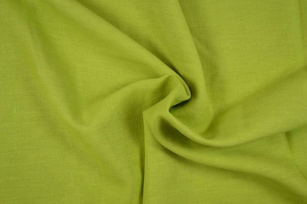 Linens and Hessian Linen Kiwi Green 7035