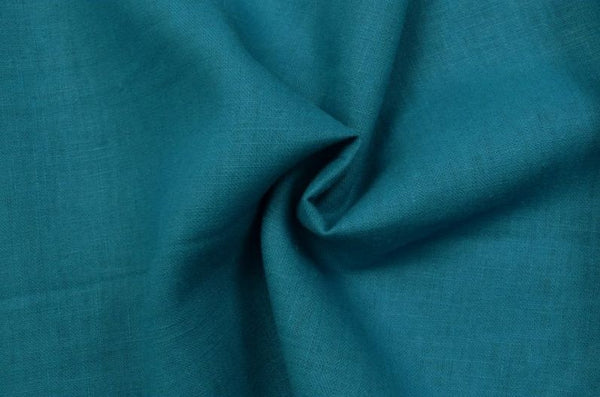 Linens and Hessian Ramie Linen Dark Turquoise 0827
