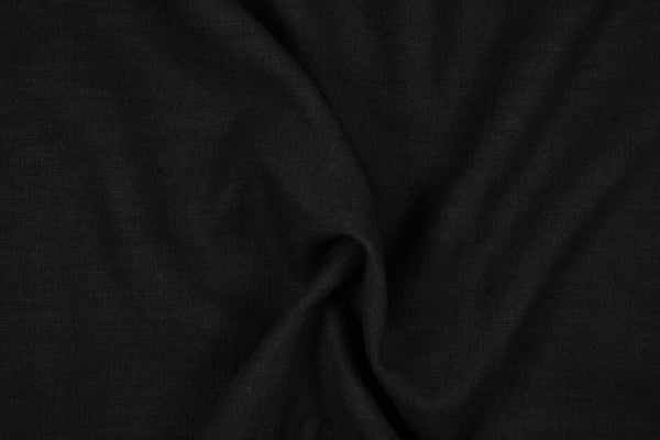 Linens and Hessian Linen Black 5001
