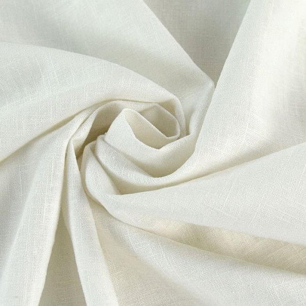 Linens and Hessian Linen White 5003