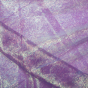 Nets And Fancy Dress Rainbow Organza Purple