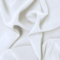 Polyester Plain Trieste Peachskin White