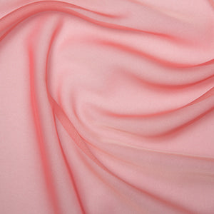 Polyester Satin Cationic Chiffon Blush