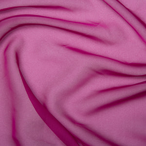 Polyester Satin Cationic Chiffon Cerise