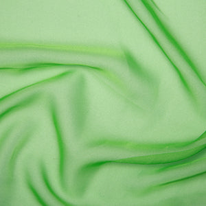 Polyester Satin Cationic Chiffon Lime