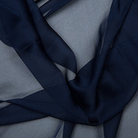 Polyester Satin Cationic Chiffon Navy