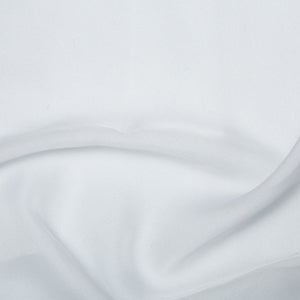 Polyester Satin Cationic Chiffon White