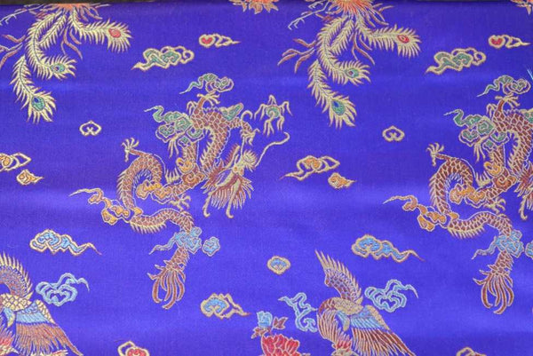 Polyester Satin Chinese Chinese Dragon Royal