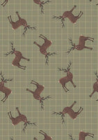 Pure Cotton Craft Celtic Coorie by Lewis & Irene Stag on Country Green A417.2