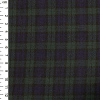 Tartans Brushed Cotton Check Blackwatch Navy and Green C6469