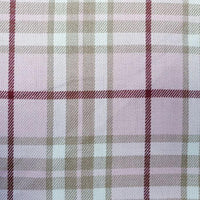 Tartans Poly-viscose Light Pink & Beige - Design 78