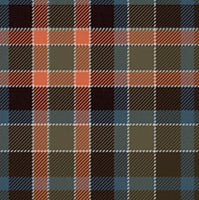 Tartans Scottish Wool Gordon Red Muted