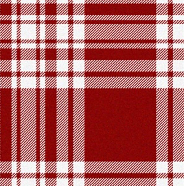 Tartans Scottish Wool Menzies Red/White Dress Modern