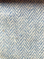 Wool And Tweed Harris Tweed 150 Herringbone Sky Blue and Beige HT-150-103