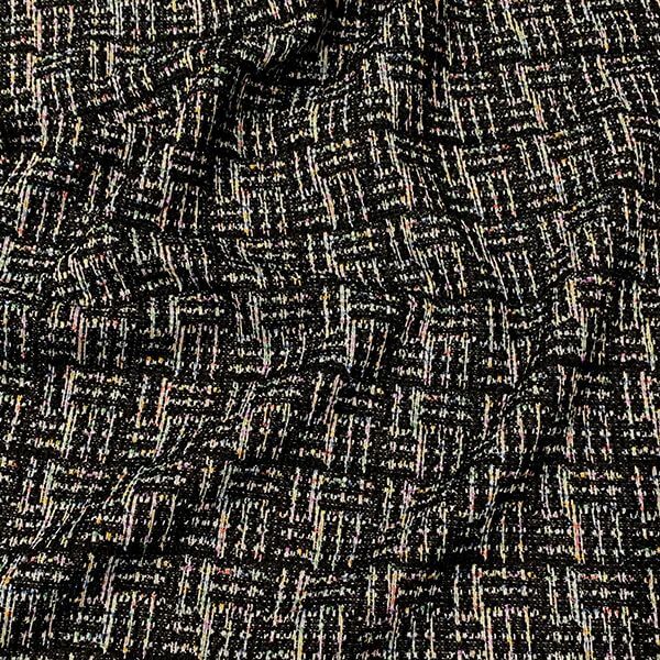 Wool And Tweed Wool Blends Tweed Knit Black small check